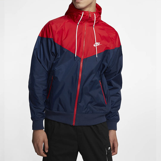 Nike Sportswear Windrunner Casual Hooded Jacket Men Blue Navy AR2192-410