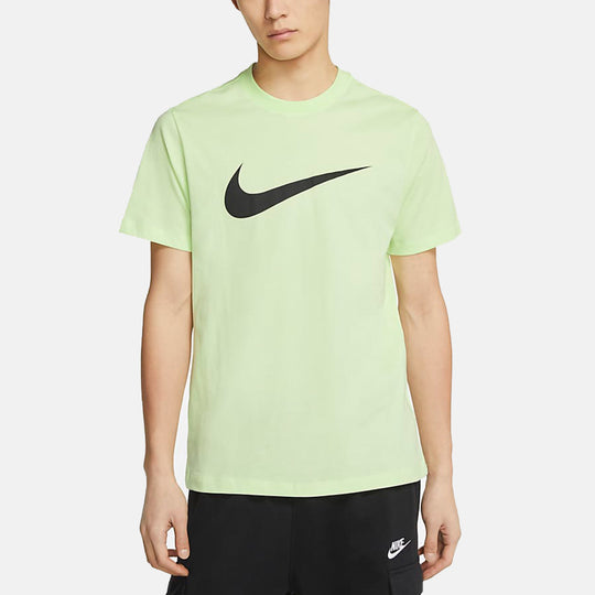 Nike Sportswear Swoosh Casual Sports Round Neck Short Sleeve Green Yellow Greenyellow DC5095-383