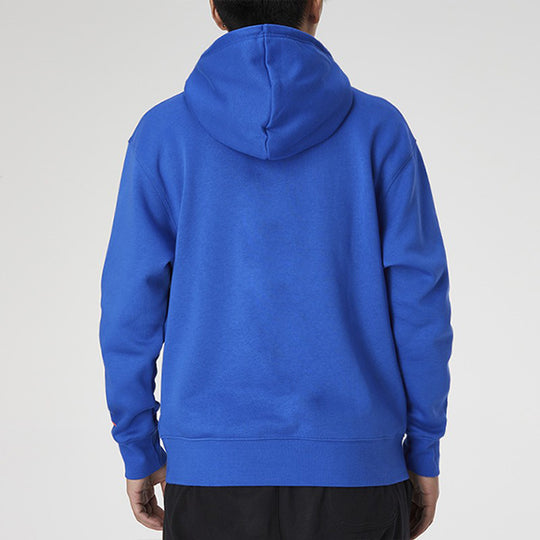 Men's Air Jordan Sport DNA Solid Color Fleece Lined Hooded Pullover Sports Royal Blue CK9568-480