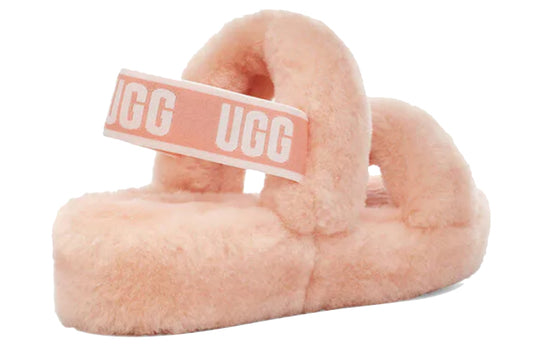 (WMNS) UGG Oh Yeah Thick Sole Sandals Pink 1107953-BYPN
