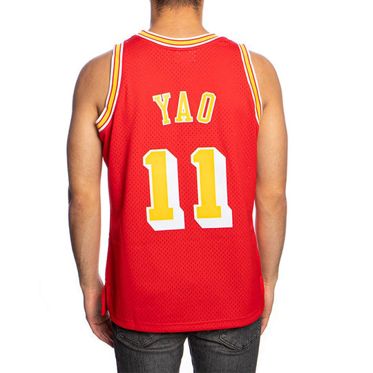 Mitchell & Ness NBA Houston Rockets Yao Ming #11 04-05 Swingman Jersey SMJYSB19041-HROSCAR04YMI