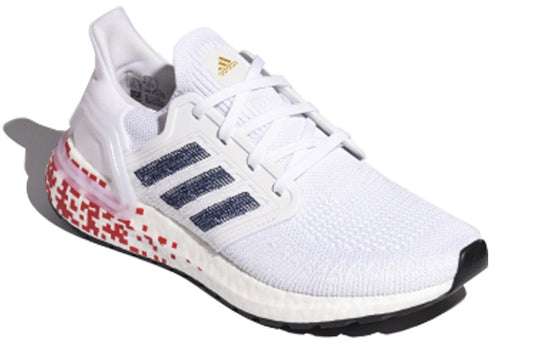 (WMNS) adidas Ultraboost 20 'White Blue Red' FY3462