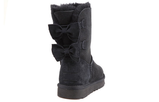 (WMNS) UGG Meilani Sheepskin Boots 'Black' 1012981-BLK