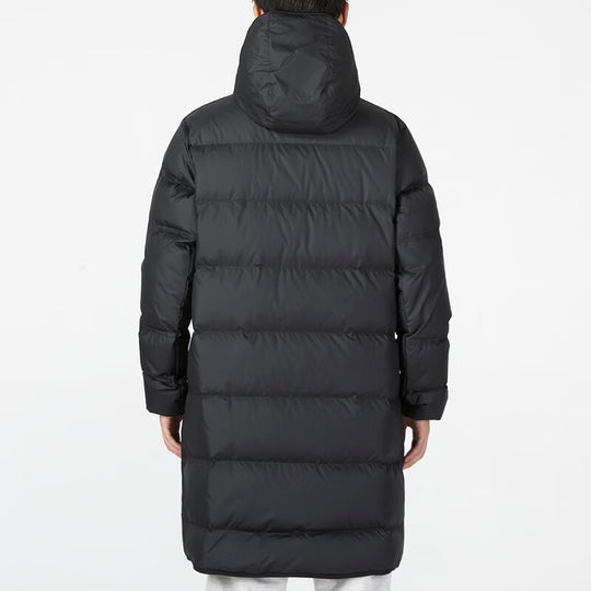 Nike hooded puffer long coat 'Black' DV1134-010-KICKS CREW