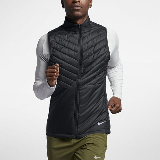 Men's Nike Aerolayer Running Black Vest CJ5478-010 - KICKS CREW