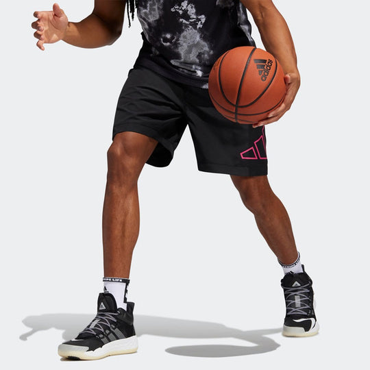 adidas Dm Short Basketball Sports Shorts Black HE1611