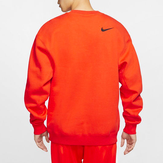 Nike Sportswear AS Men's Nike Sportswear Swoosh Crew Orange CU4029-800 ...