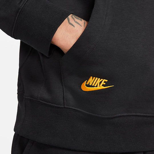 Nike Sportswear Essentials+ French Terry Hoodie 'Black' DD4666-010 ...