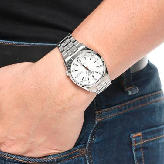 Men's SEIKO Automatic Mechanical Watch White SNK559J1