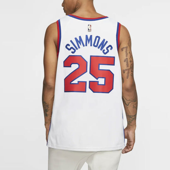 Nike NBA Retro limited Jersey SW Fan Edition Philadelphia 76ers Simmon ...