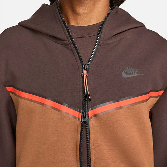 Nike Sportswear Tech Fleece Full-Zip Hoodie 'Brown Basalt' CU4489-203