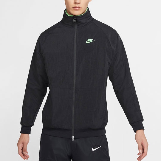 Nike Big Swoosh Reversible Boa Jacket (Asia Sizing) 'Lime Green Black ...