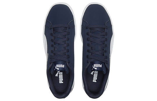 PUMA Smash Buck Blue/White Low Casual Board Shoes 356753-01 - KICKS CREW
