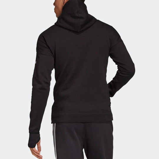 adidas ZNE 3-Stripes Hooded Jacket Men Black FQ7229