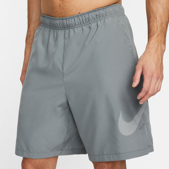 Men's Nike Solid Color Logo Printing Elastic Waistband Straight Shorts ...