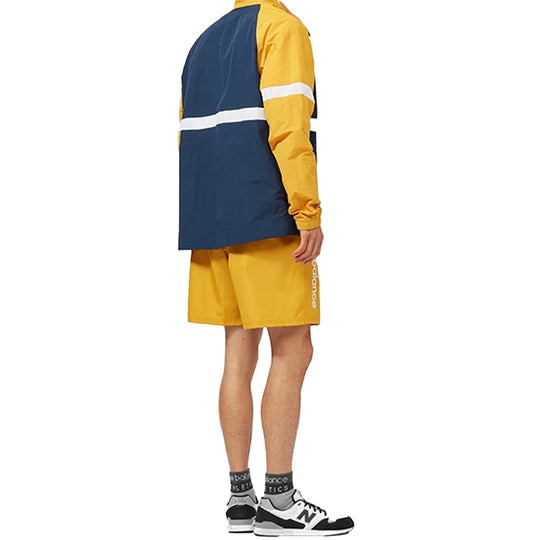 New Balance Men's New Balance Woven Tops Splicing Jacket Yellow MJ01900-VGL