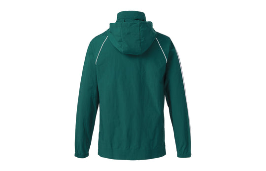 Men's adidas originals Logo Colorblock Stripe Sports Jacket Green CW1311