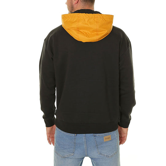 Converse Logo Letter Hooded Sports Sweater Men Black 10019968-A01