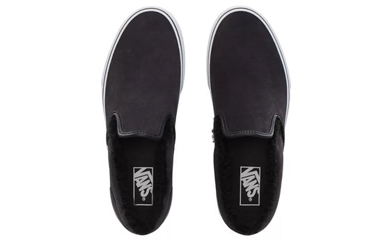 Vans Suede Sherpa Classic Slip-on Suede Sherpa Black/White VN0A4BV3TC1