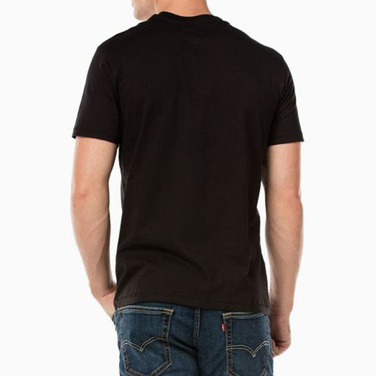 Men's Levis Pure Cotton Round Neck Classic Logo Short Sleeve Black 17783-0198