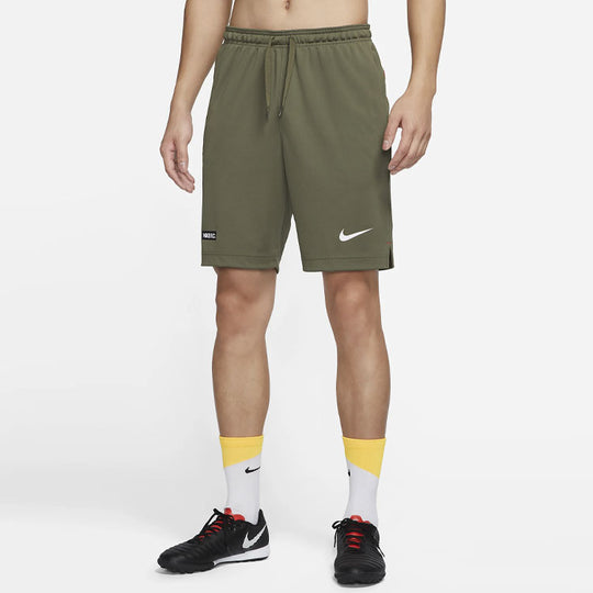 Nike Quick Dry Material Logo Printing Shorts Olive Green DH9664-222
