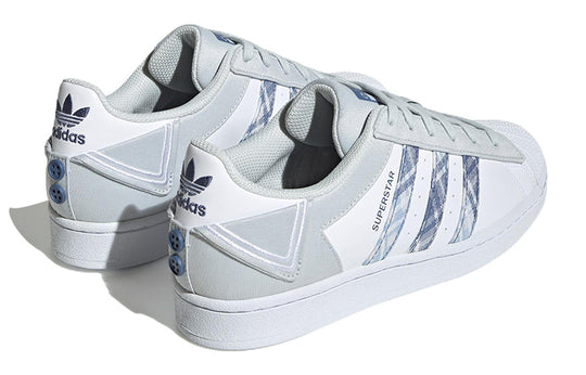 (WMNS) adidas Originals Superstar 'White Gray Blue' IG3005