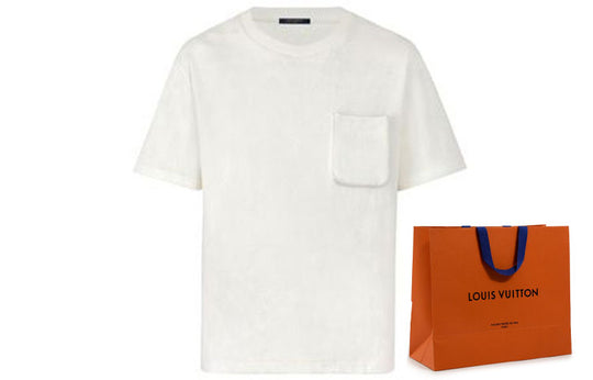 Louis Vuitton Signature 3D Pocket Monogram T-Shirt, Black, XXL