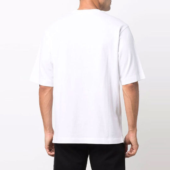 OFF-WHITE FW21 Logo Printing Short Sleeve T-shirt Ordinary Version White OMAA119F21JER0050110 T-shirts - KICKSCREW