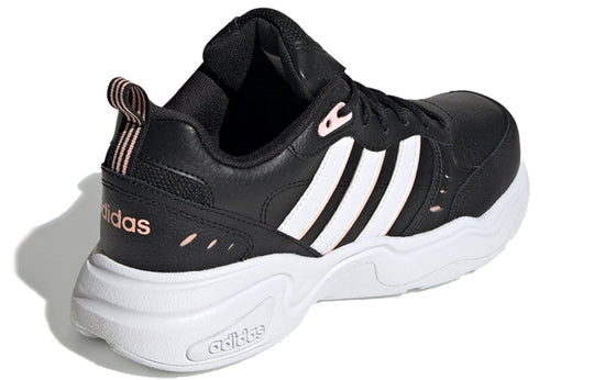 (WMNS) adidas neo Strutter 'Black White Pink' FV0427