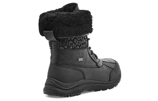 (WMNS) UGG Adirondack III Snow Leopard Snow Boots Black 1112311-BLK