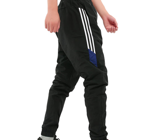 adidas originals Zipper Bundle Feet Fleece Lined Sports Pants Black BS2284