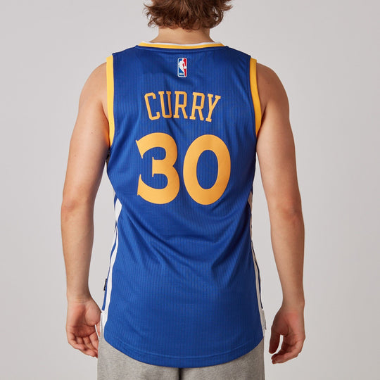 adidas Golden State Warriors Curry Jersey 'Blue Yellow' A45910