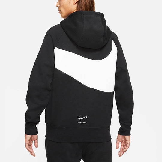 Men's Nike Sportswear Swoosh Tech Fleece Contrasting Colors Large Logo ...