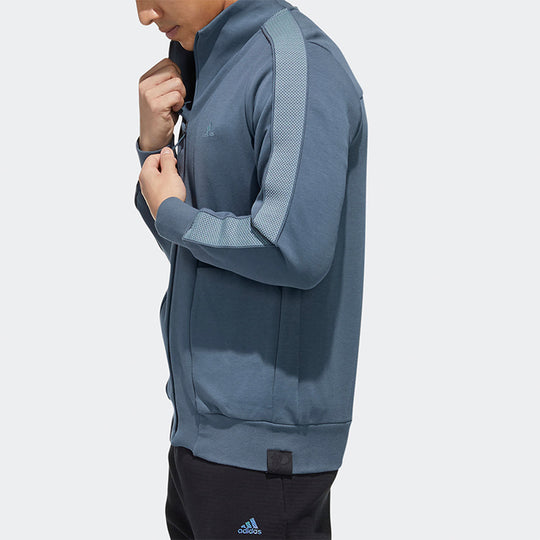 adidas Cozy Sports Stand Collar Jacket Blue FM9357