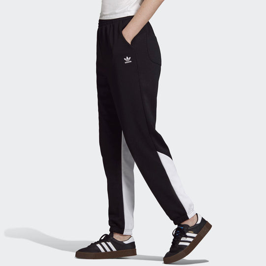 (WMNS) adidas originals Colorblock Casual Sports Pants/Trousers/Joggers Black GD2229