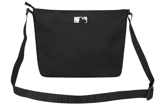 MLB Large Logo New York Yankees Messenger Bag Black 32BGD8011-50L Messenger Bag  -  KICKSCREW