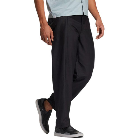 Men's adidas Solid Color Straight-Leg Casual Pants/Trousers Black H64631