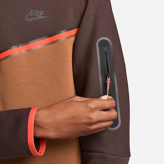Nike Sportswear Tech Fleece Full-Zip Hoodie 'Brown Basalt' CU4489-203