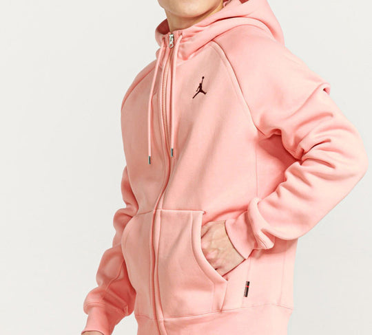 Air Jordan Flying Man Embroidered Sports Hooded Jacket Pink CD8734-606
