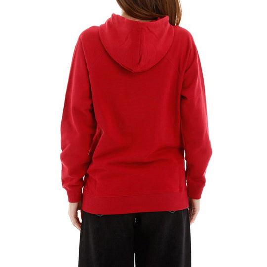 KENZO Cotton hooded Long Sleeves Hoodie Red F962SW762982-22