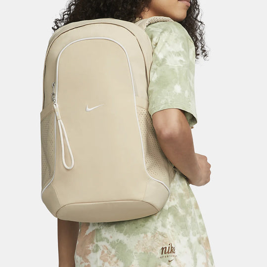 Nike Sportswear Essentials Series Large Capacity Durable Laptop Bag Creamy White Backpack Creamwhite DJ9789-206