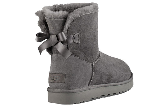 (WMNS) UGG Mini Bailey Bow II Boot Snow boots Grey 1016501-GREY - KICKS ...