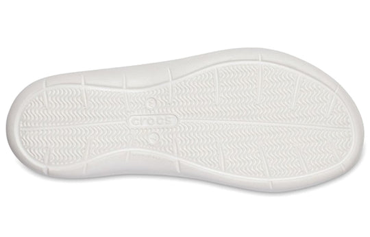 (WMNS) Crocs Sandals 'Grey White' 203998-04D