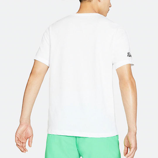 Nike Dri-FIT Round Neck Short Sleeve White CT6465-100