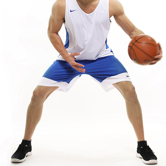 Nike Breathable Basketball Sports Shorts Blue 867769-494