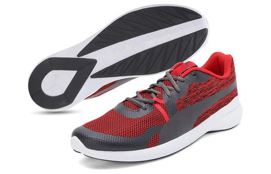 Puma Pacer Wave Idp Low Running Shoes Red/Grey/White 369708-02 Athletic Shoes - KICKSCREW