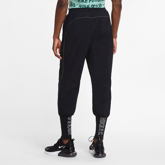 Men's Nike F.C. Reflective Logo Woven Conical Bundle Feet Soccer/Football Pants Black CT2513-010