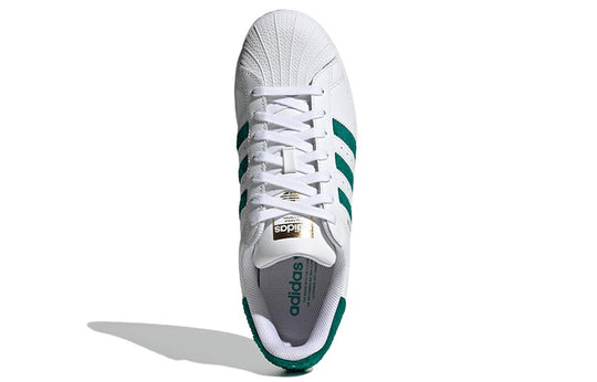 Adidas Superstar 'Chenille Stripes Cloud White Green' H00190 - KICKS CREW
