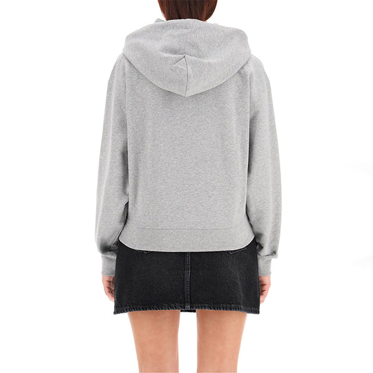 (WMNS) KENZO FW20 Small Tiger Head Loose hooded Long Sleeves Hoodie Pearl Gray FA62SW7774MD-94