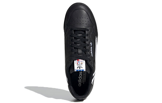 adidas Continental 80 'Three Stripes - Core Black' FU9779